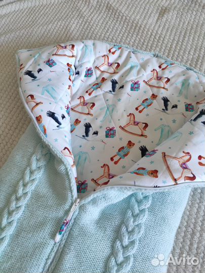 Зимний конверт на выписку