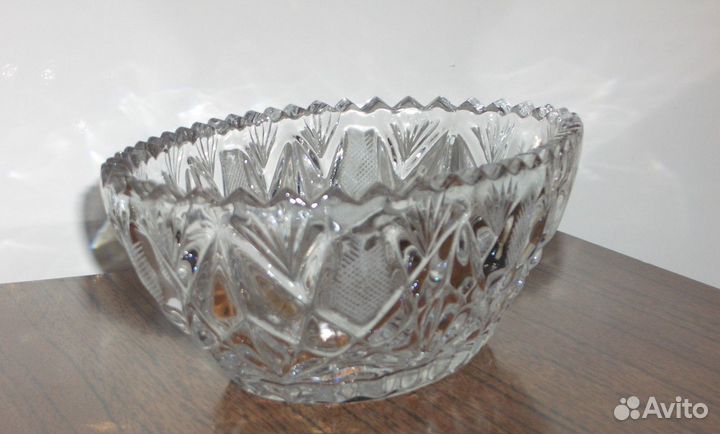 Салатница хрусталь СССР