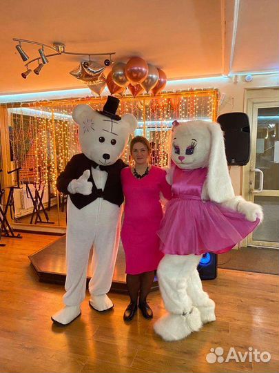 Ростовая кукла уточкаЛалафанфан и мишкаТедди,Зайка