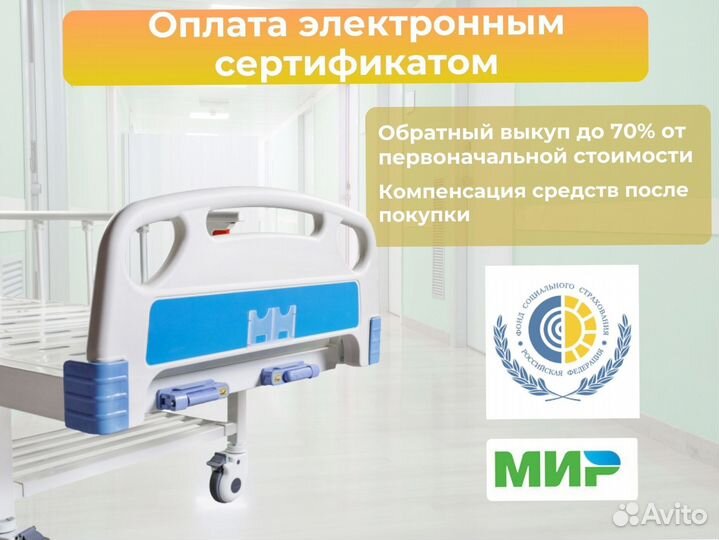 Кровать медицинская функциональная