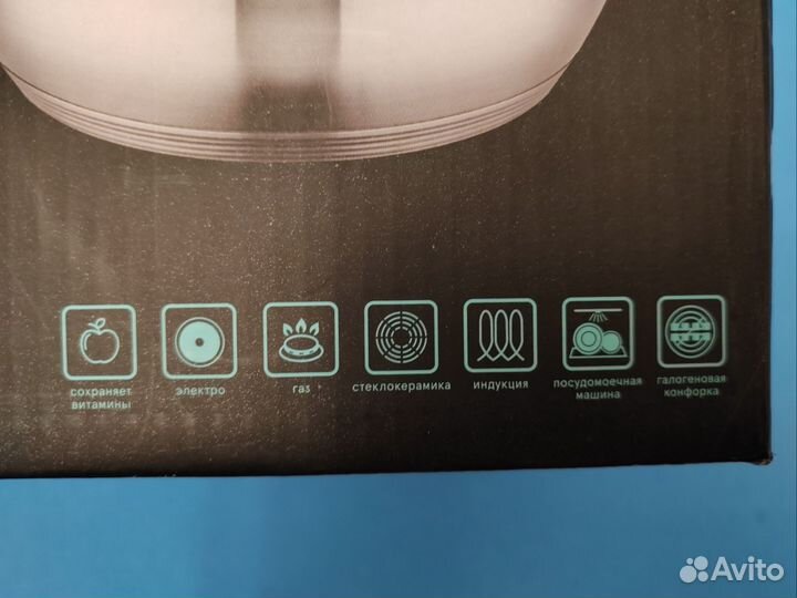 Набор кастрюль с крышками Inhouse Zoe 6 предметов