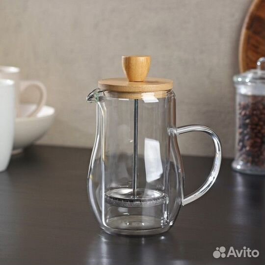 Чайник заварочный френч - пресс 'Гуру', 400 мл