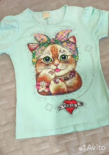 Вещи пакетом на девочку 122-128