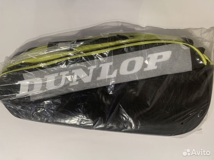 Теннисная сумка Dunlop SX Club 6 55L Black/Yellow