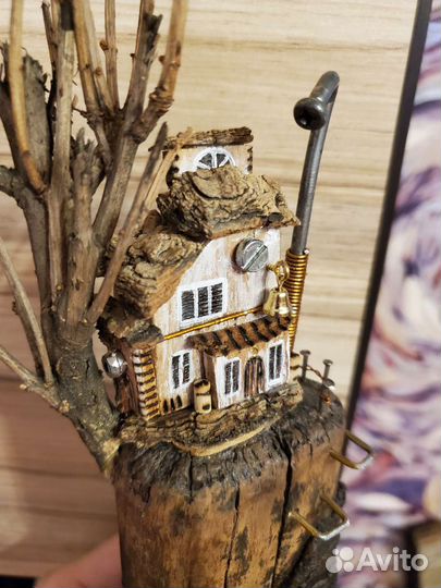 Ключница настенная из дерева