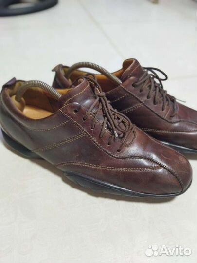 Туфли-ботин. Кожа