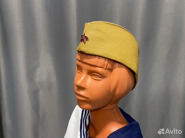 Пилотка военная для карнавального костюма