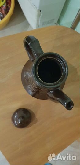 Чайник СССР глина 20см