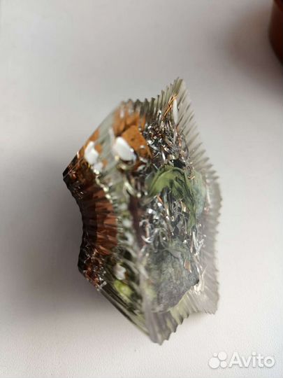 Усиленный оргонит в форме звезды, личный оберег