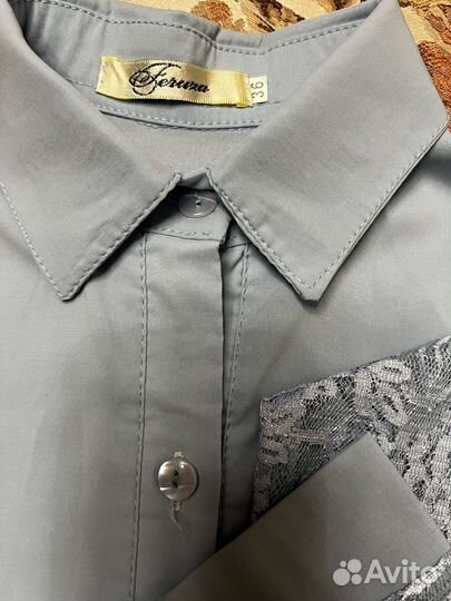 Рубашка для девочки. Размер 134