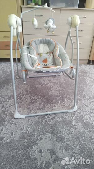 Детские электронные качели для новорожденных