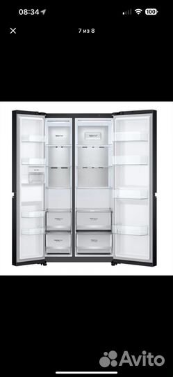 Холодильник (Side-by-Side) LG GC-B257sbzv