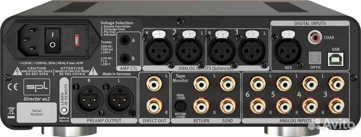 Предварительный усилитель SPL Director Mk2 red