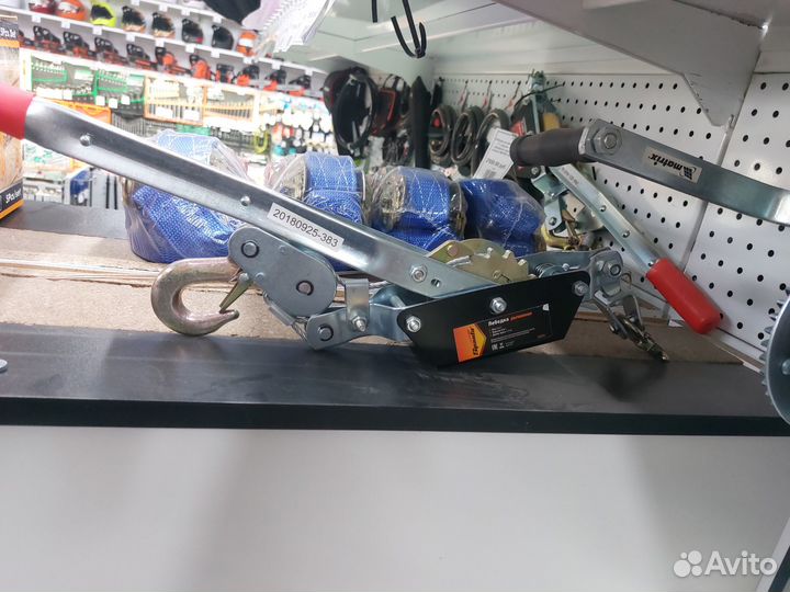Лебедки ручные рычажные