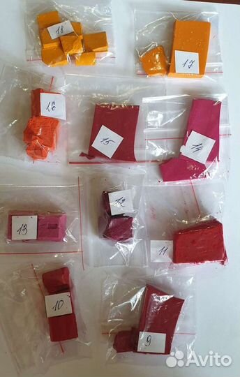 Красители жирорастворимые. Сухие красители в кубик