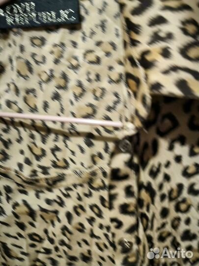 Женская блузка рубашка 42 бу леопард LoveRepublic