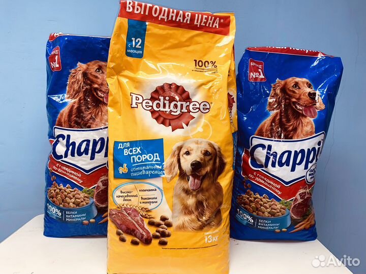 Корм для собак chappi pedigree