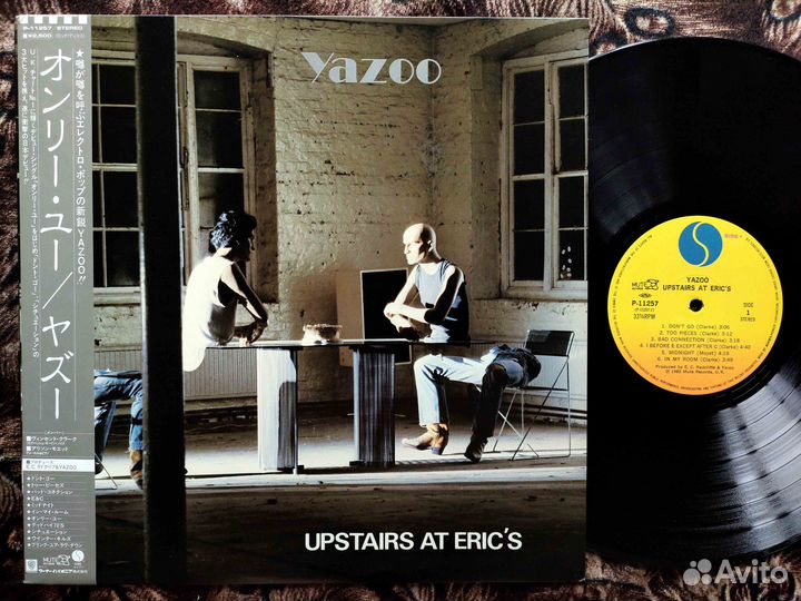 Yazoo – Upstairs AT Eric's оригинал Japan 1982 OBI