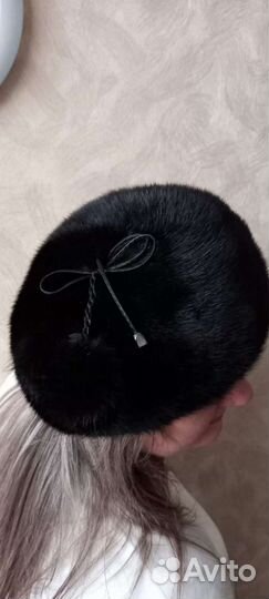 Шапка норковая берет