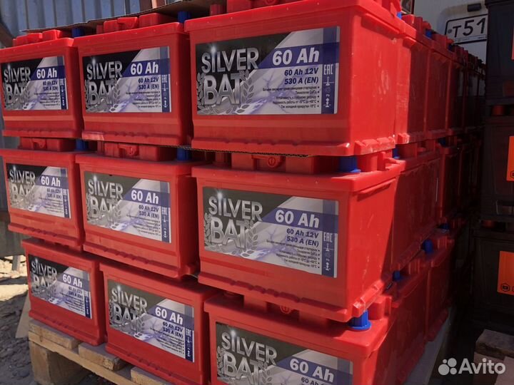 Аккумуляторы SilverBat 60Ah