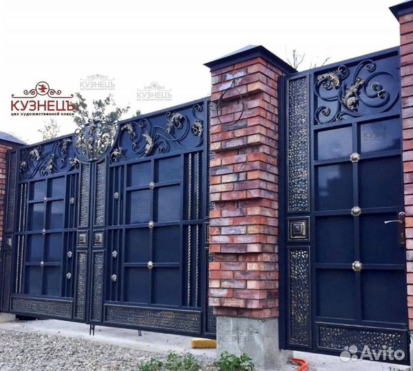Кованые ворота