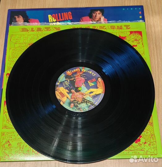 Винил Rolling Stones1986 Dirty Work (USA) Оригинал