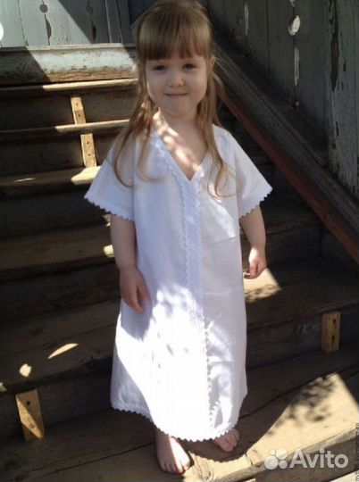 Хлопковая сорочка для девочки
