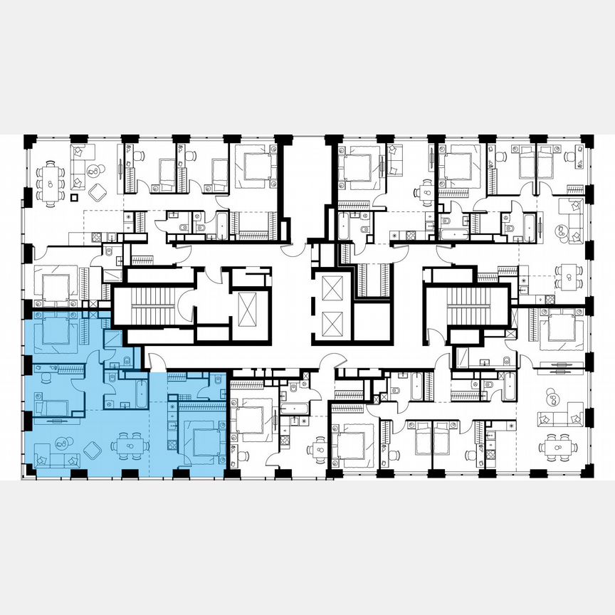 4-к. квартира, 96,1 м², 36/48 эт.