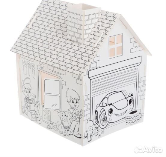 Домик раскраска «Мой гараж», 3в1 (арт: 4720047)