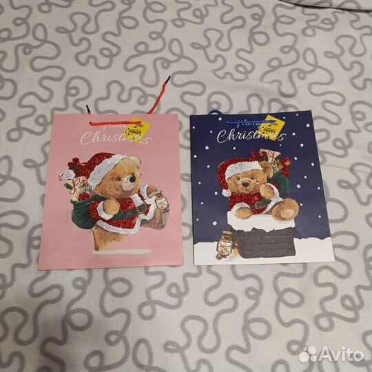 Пакеты подарочные новые