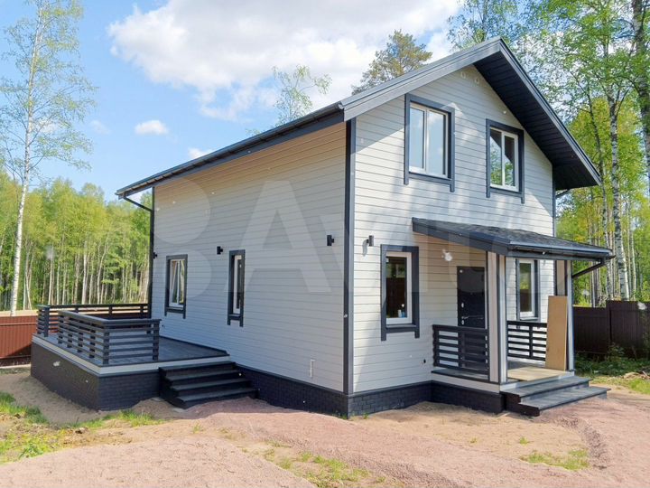 Дом 136 м² на участке 8 сот.