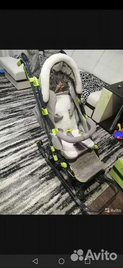 Детские санки коляска