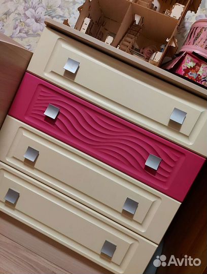 Детская спальня. Кровать для девочки. Мебель