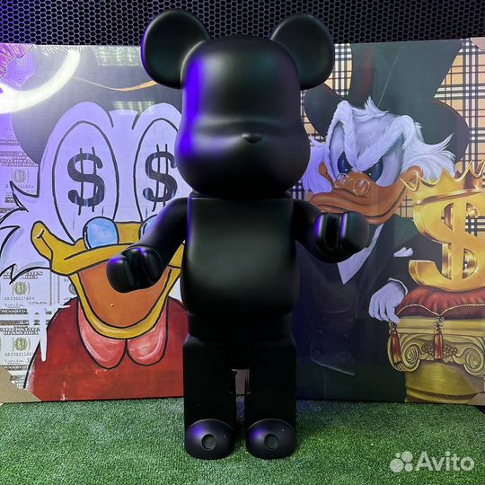 Bearbrick 70 см (черный, белый)