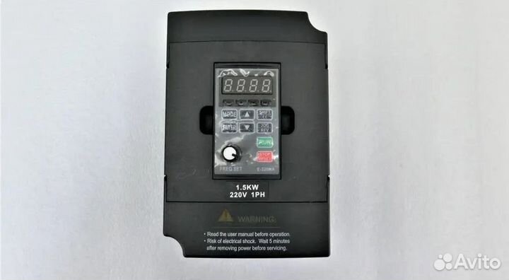 Преобразователь частоты 1,5кВт однофазный