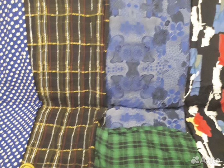 Лён штапель много