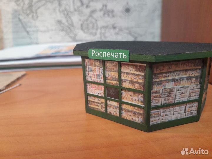 Модели 1:43. Макет киоск 