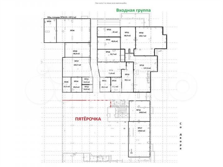Продажа торговой площади