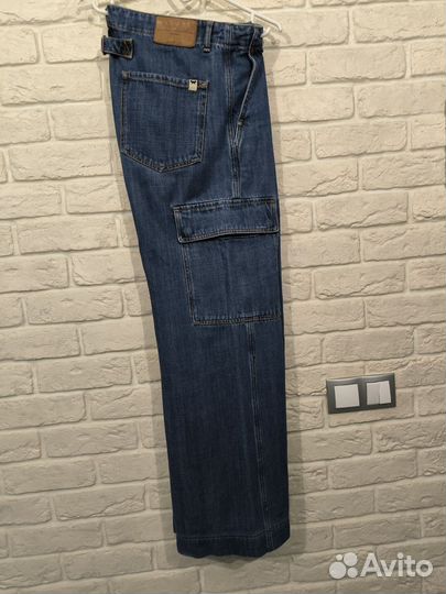 Джинсы женские широкие 46 размер