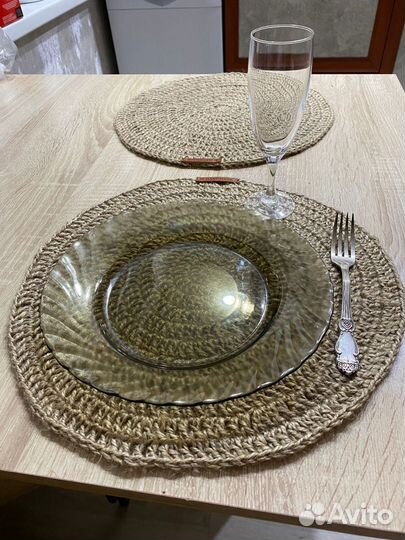 Сервировочная салфетка из джута