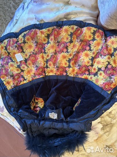 Зимнее пальто для девочки 110-116
