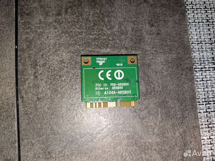 Wi-Fi mini pci e 802.11 b/g (обмен на термопасту)