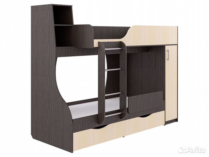 Кровать детская Башмачок двухъярусная