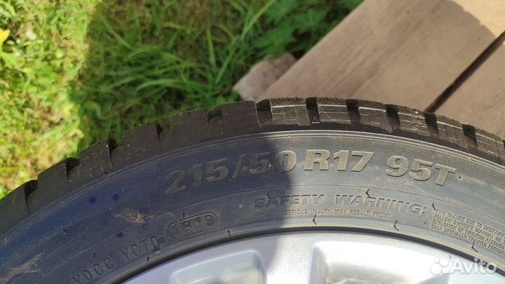 Литые диски r17 + зимняя резина 215/50 r17