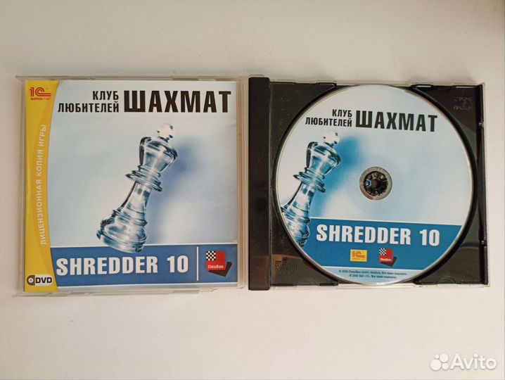 CD Клуб любителей шахмат Shredder 10 DVD Диск