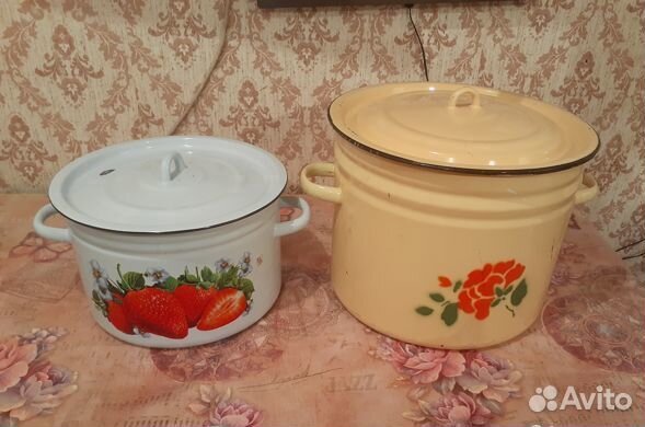 Кастрюли(16-50 литров) алюминиевые и эмалированные