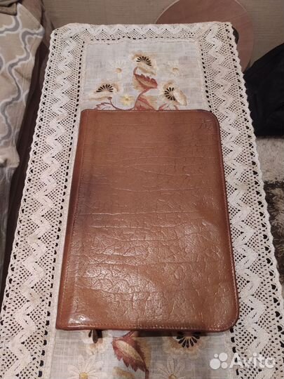 Кожаная папка для документов периода СССР
