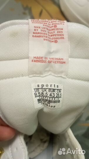 Кеды nike AIR force I 43р