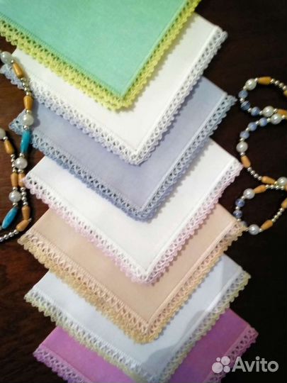 Носовые платочки ручной работы