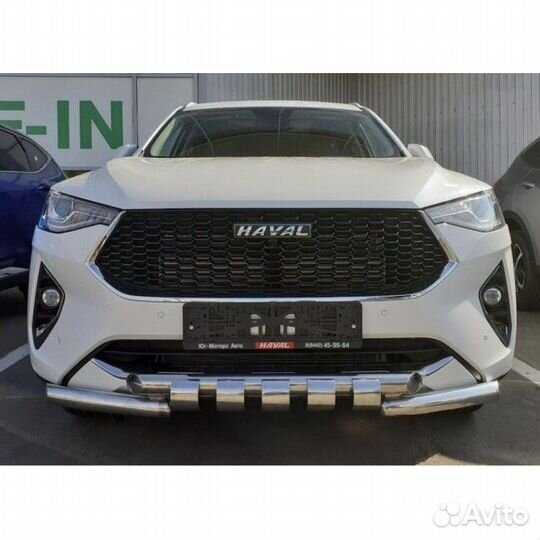 Защита бампера (G) d60/60 Haval F7X 2019-2021